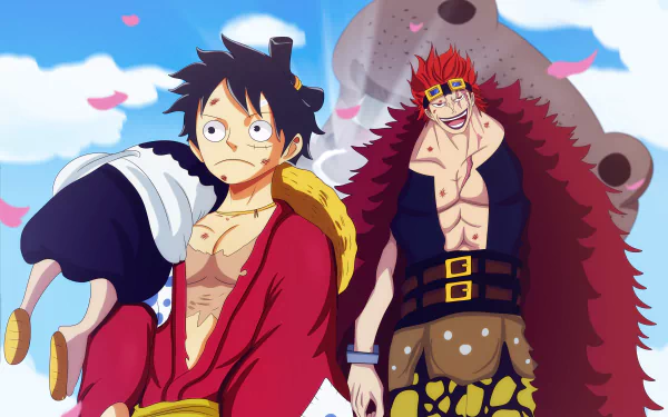 Eustass Kid Monkey D. Luffy Anime One Piece HD Desktop Wallpaper | Background Image