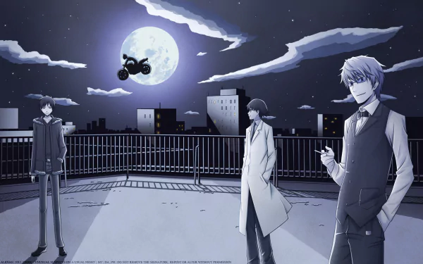 Izaya Orihara Celty Sturluson Shizuo Heiwajima Anime Durarara!! HD Desktop Wallpaper | Background Image