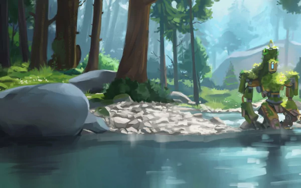 Bastion (Overwatch) video game Overwatch HD Desktop Wallpaper | Background Image