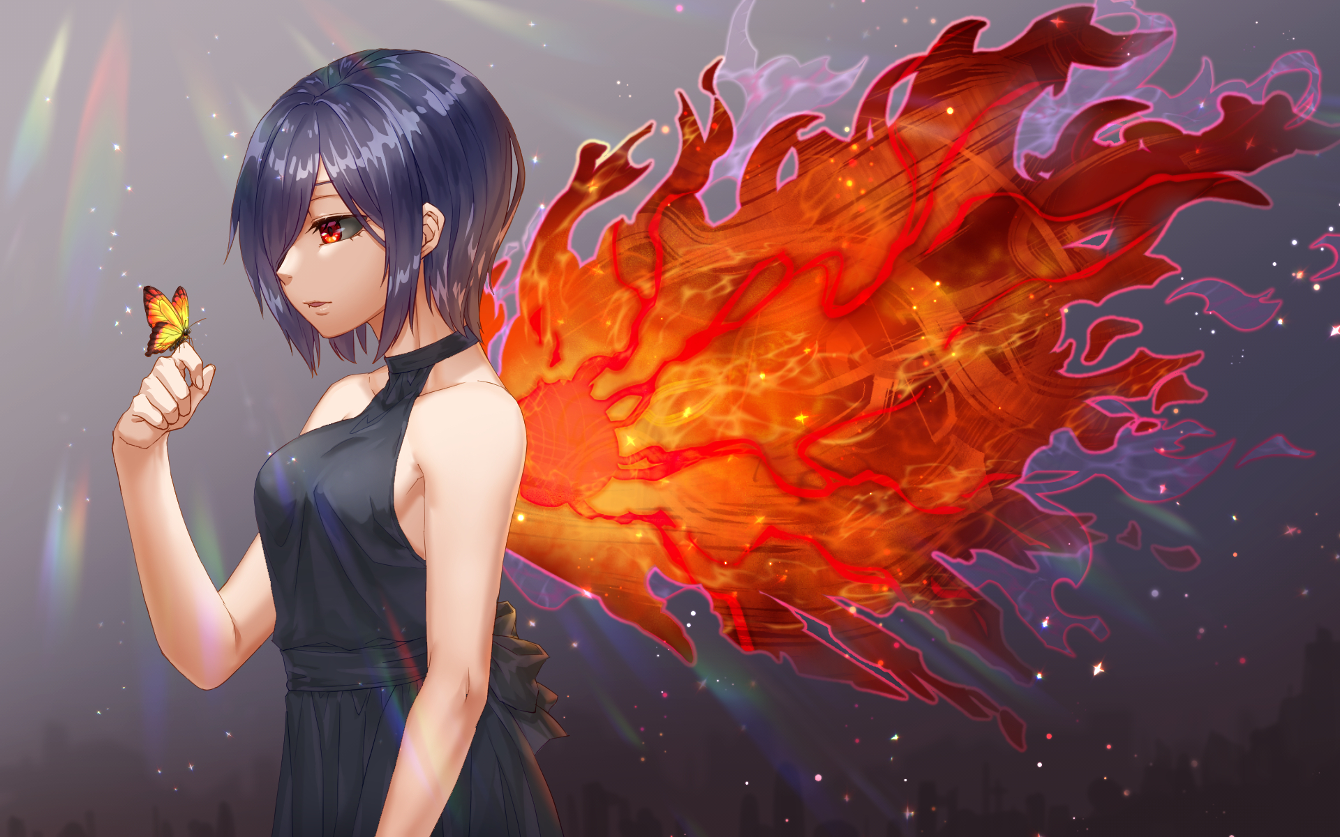 Fire wings  Tokyo ghoul wallpapers, Tokyo ghoul, Tokyo ghoul anime