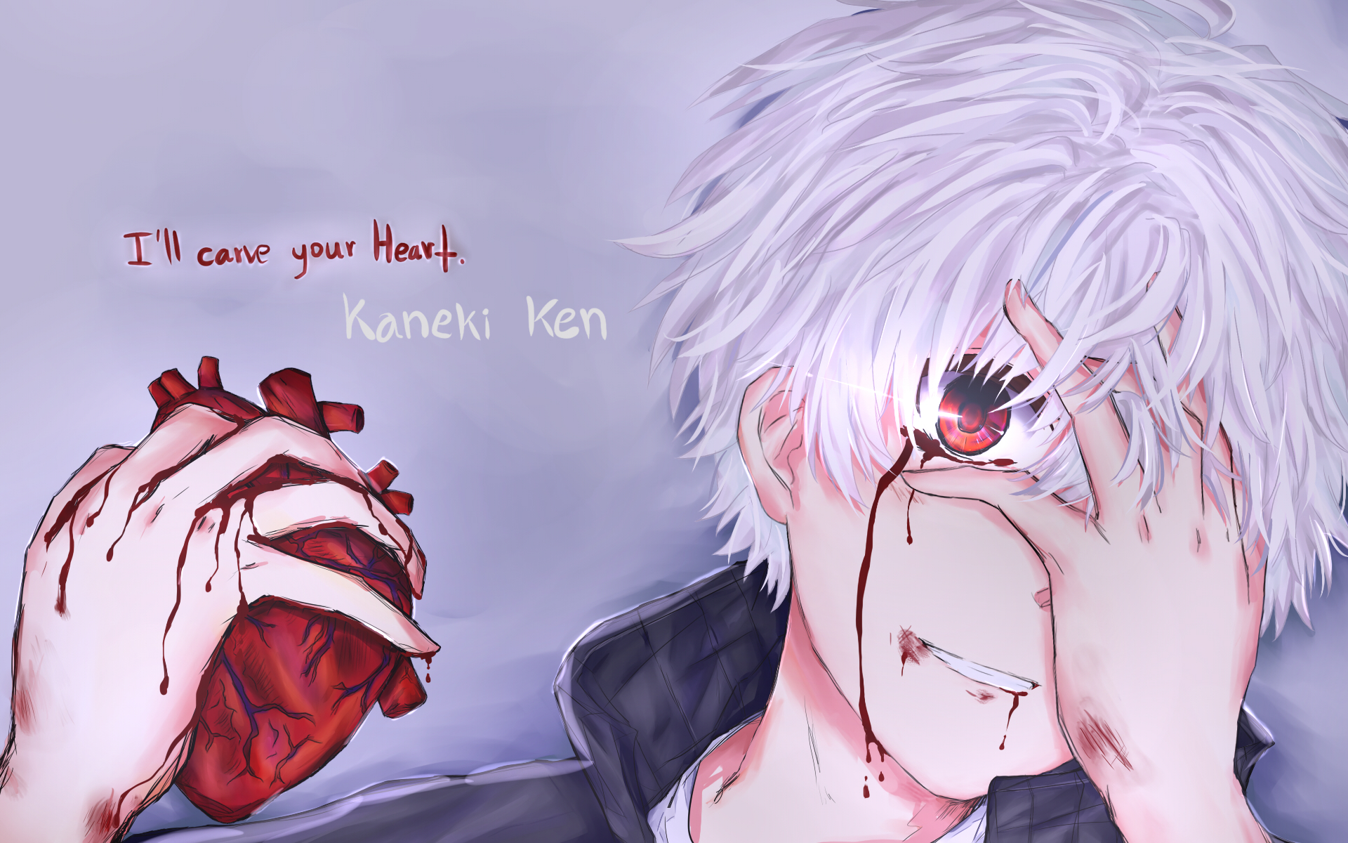 Download Ken Kaneki Anime Tokyo Ghoul HD Wallpaper - They Say I Look Like Kaneki Ken