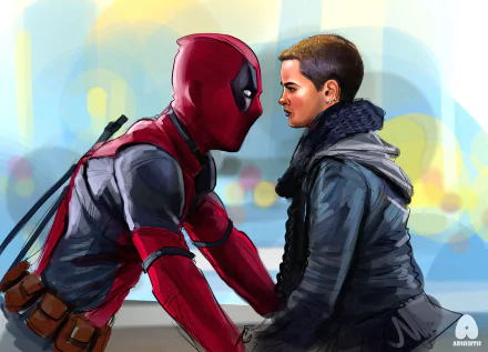Negasonic Teenage Warhead Comic Deadpool HD Desktop Wallpaper | Background Image
