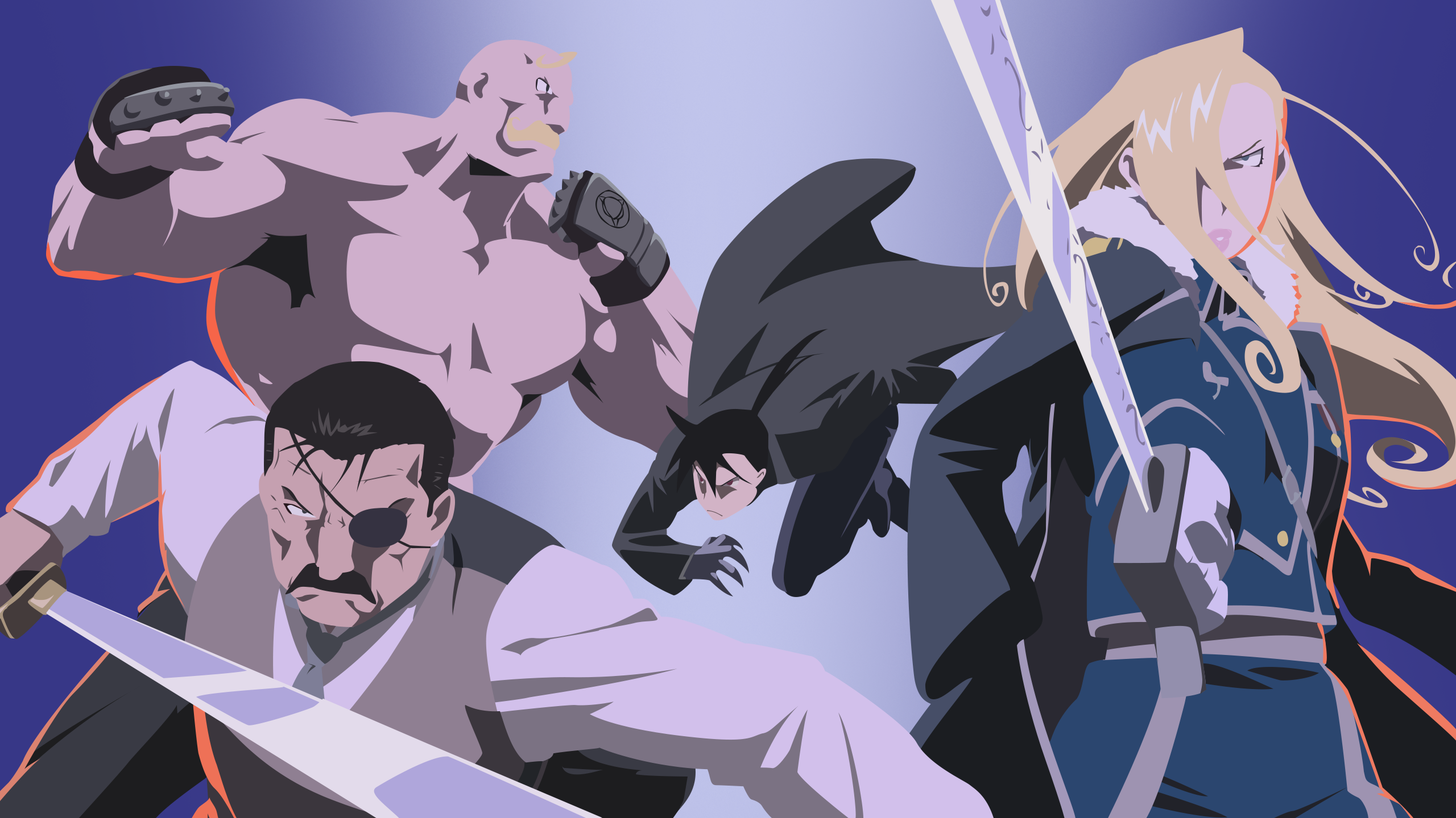 fullmetal alchemist brotherhood wallpaper greed