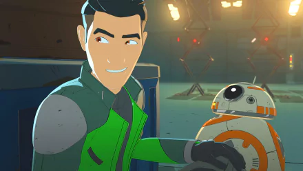 BB-8 TV Show Star Wars Resistance HD Desktop Wallpaper | Background Image