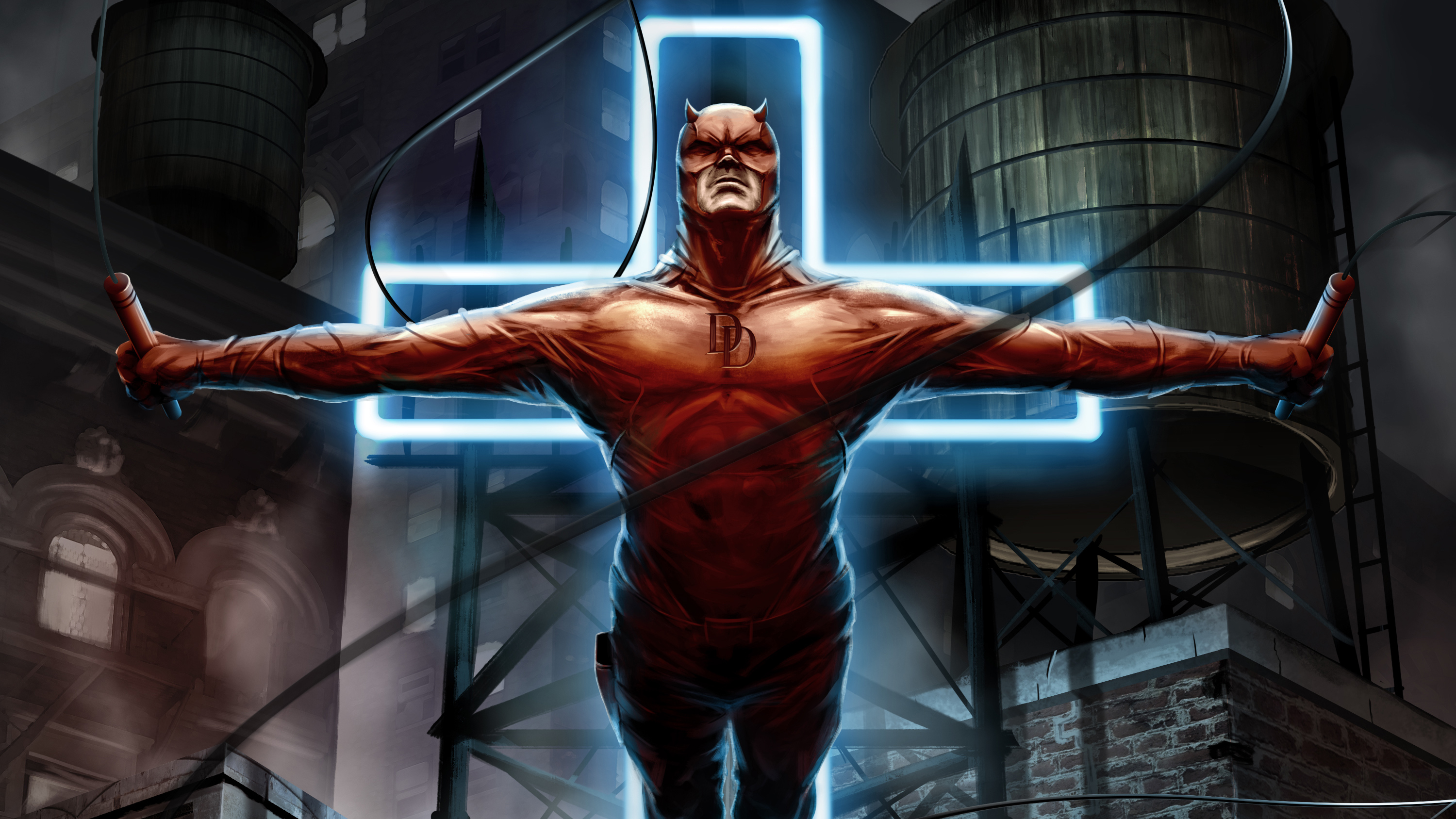 Download Comic Daredevil HD Wallpaper by Tom Velez