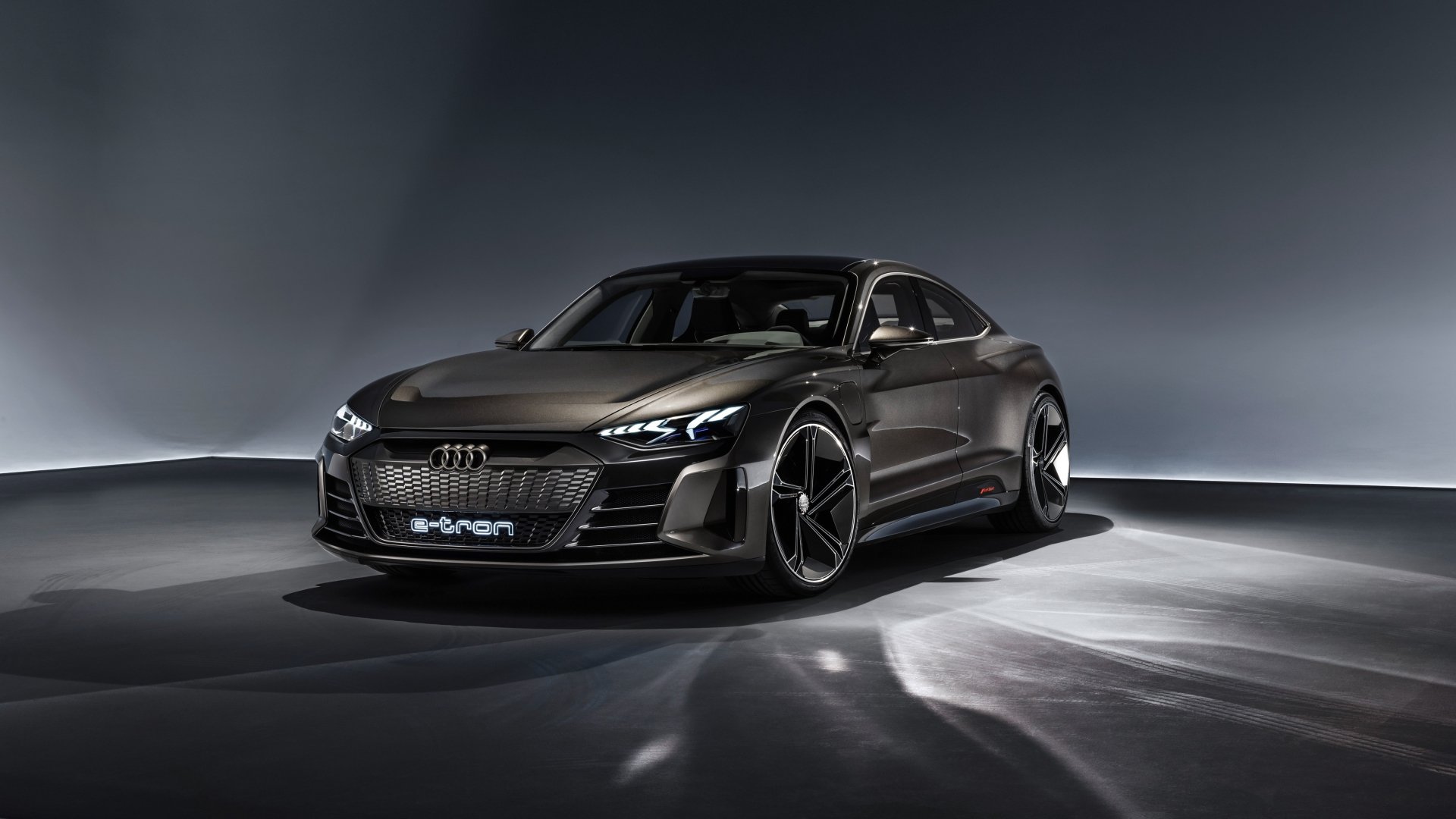 Download Electric Car Black Car Car Audi Vehicle Audi E-Tron 4k Ultra HD Wallpaper