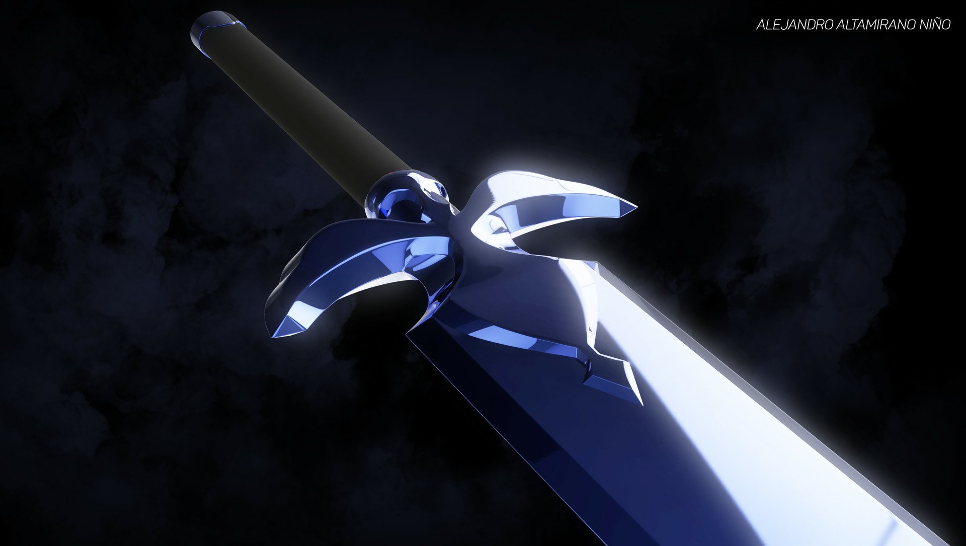 Download Night Sky Sword (Sword Art Online) Anime Sword Art Online: Alicization HD Wallpaper by Alejandro Altamirano