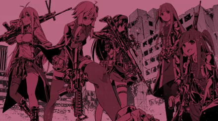 Tohoku Zunko Aoi Kotonoha Akane Kotonoha Maki Tsurumaki Yuzuki Yukari Anime Vocaloid HD Desktop Wallpaper | Background Image