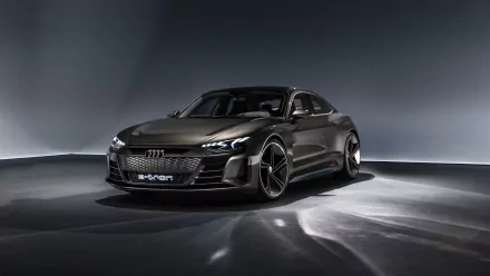 electric car black car car Audi vehicle Audi E-Tron HD Desktop Wallpaper | Background Image