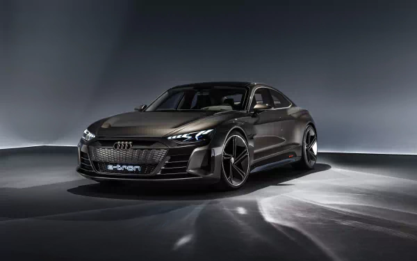 electric car black car car Audi vehicle Audi E-Tron HD Desktop Wallpaper | Background Image