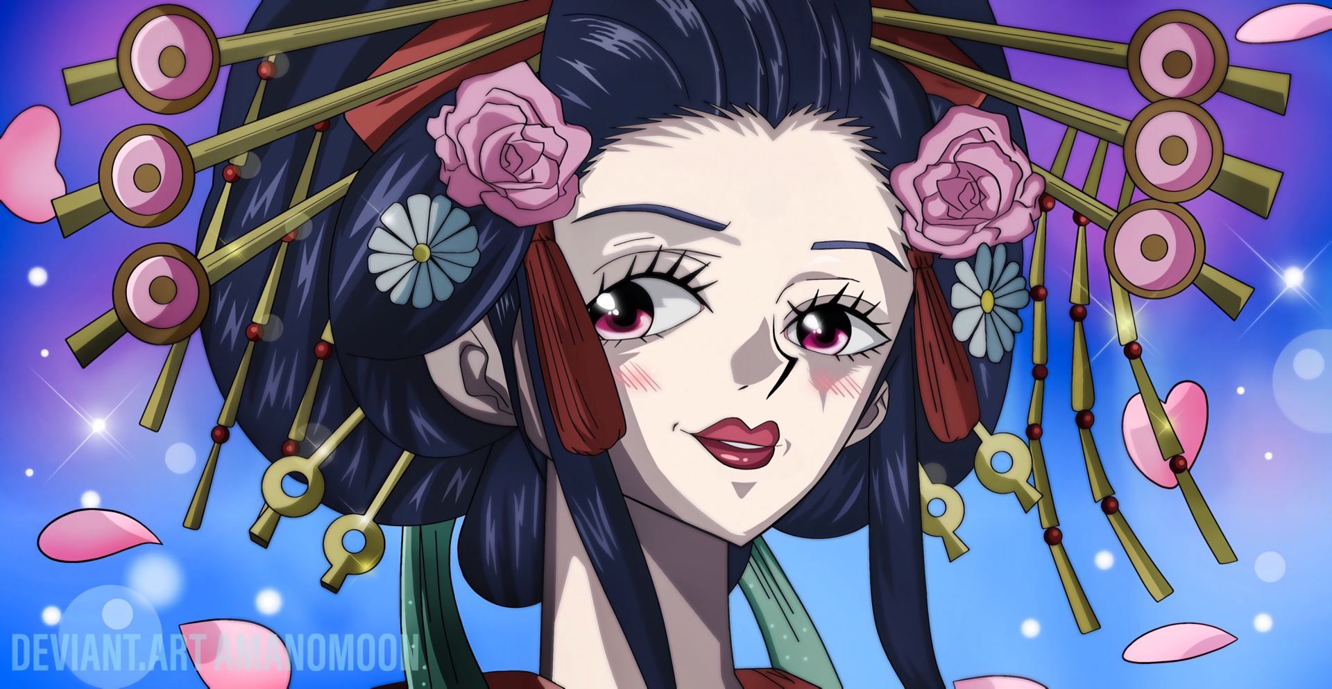 Download Komurasaki (One Piece) Anime One Piece HD Wallpaper by Amanomoon