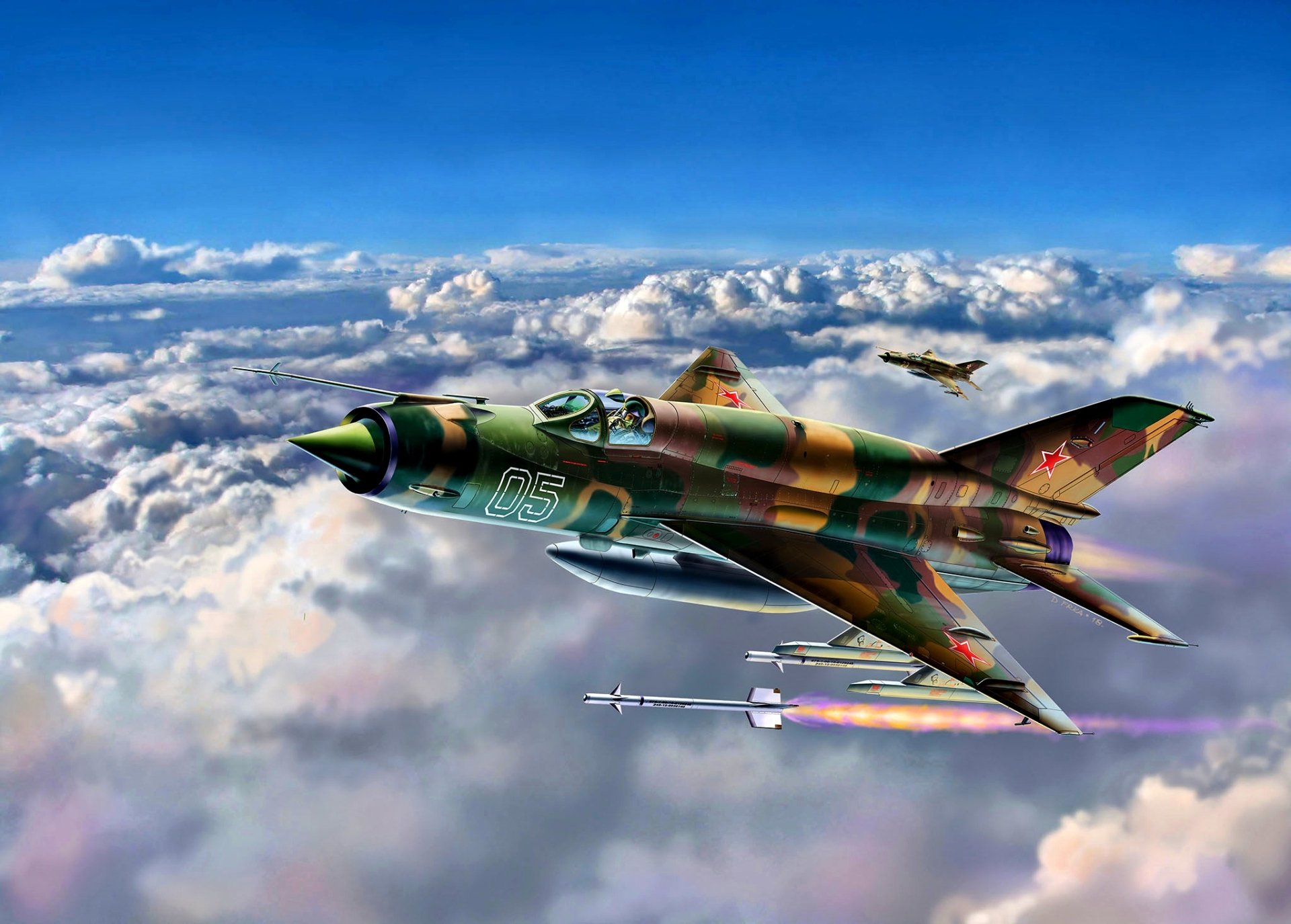 Mikoyan-Gurevich MiG-21 HD Wallpaper | Background Image ...