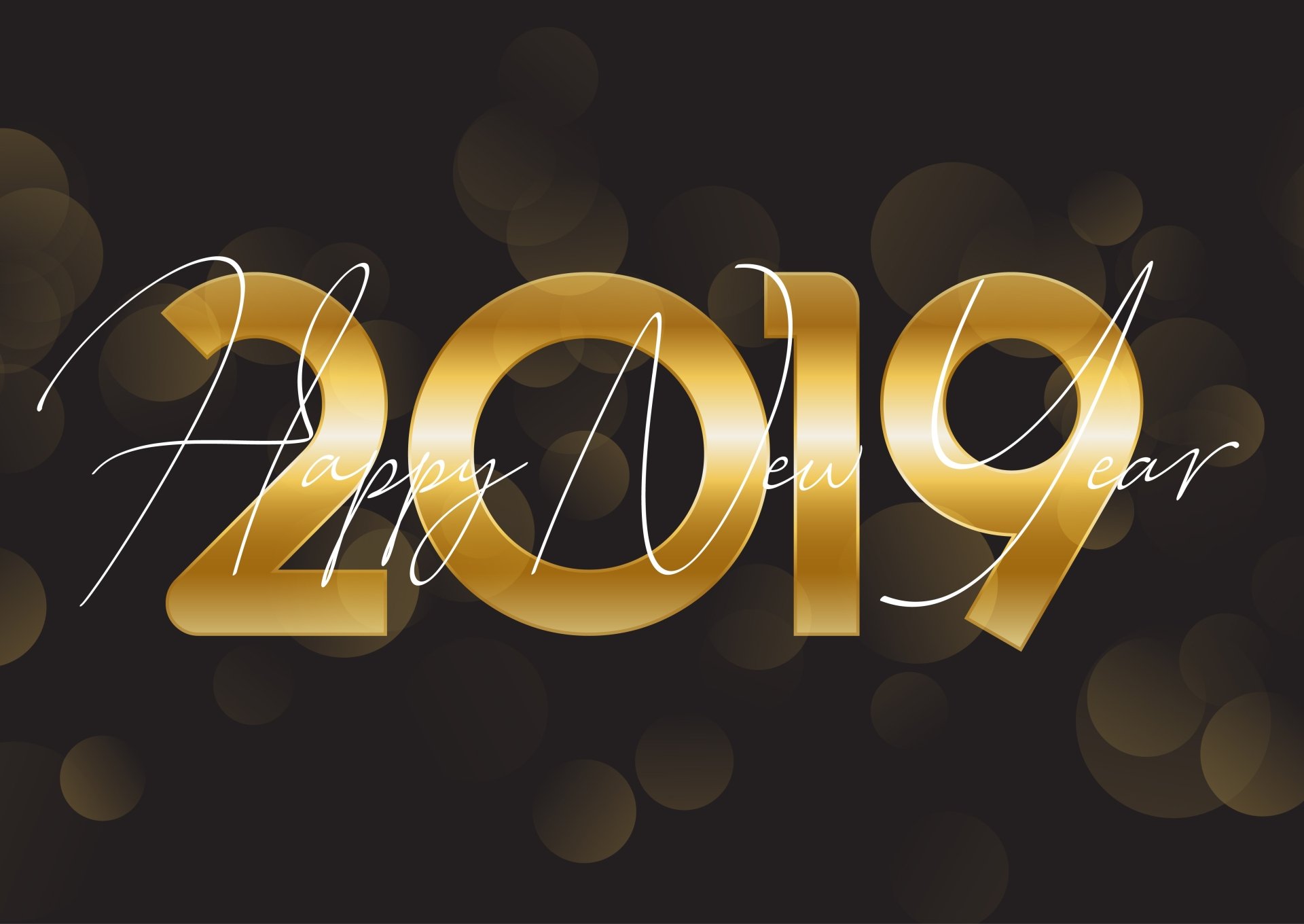 Download Happy New Year Holiday New Year 2019 4k Ultra HD Wallpaper
