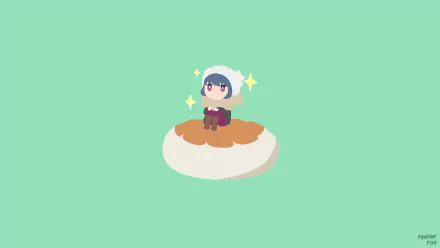 Rin Shima Anime Laid-Back Camp HD Desktop Wallpaper | Background Image