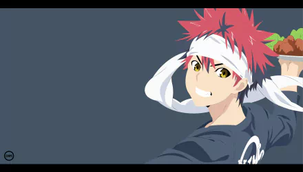 Sōma Yukihira Anime Food Wars: Shokugeki no Soma HD Desktop Wallpaper | Background Image