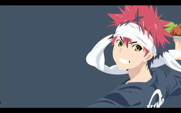 Sōma Yukihira Anime Food Wars: Shokugeki no Soma HD Desktop Wallpaper | Background Image