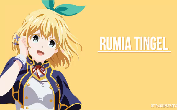 Rumia Tingel Anime Rokudenashi Majutsu Koushi to Akashic Records HD Desktop Wallpaper | Background Image