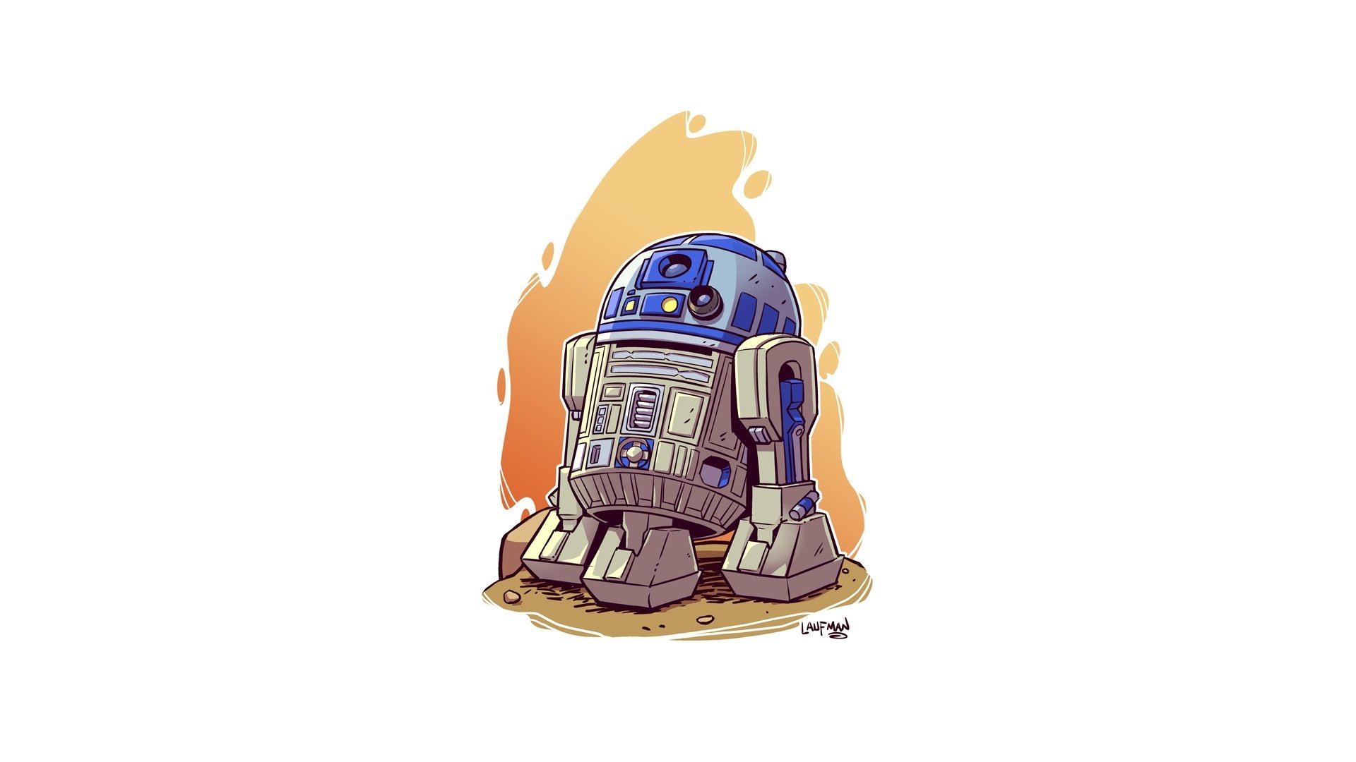 Включи r 2 d 2. Звёздные войны р2д2 арт. Р2д2 Звездные войны. Звездные войны арт Laufman. Обои r2d2 Star Wars.