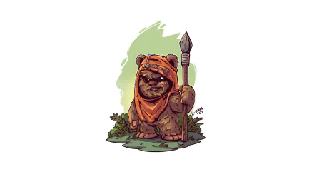 ewok Sci Fi Star Wars HD Desktop Wallpaper | Background Image
