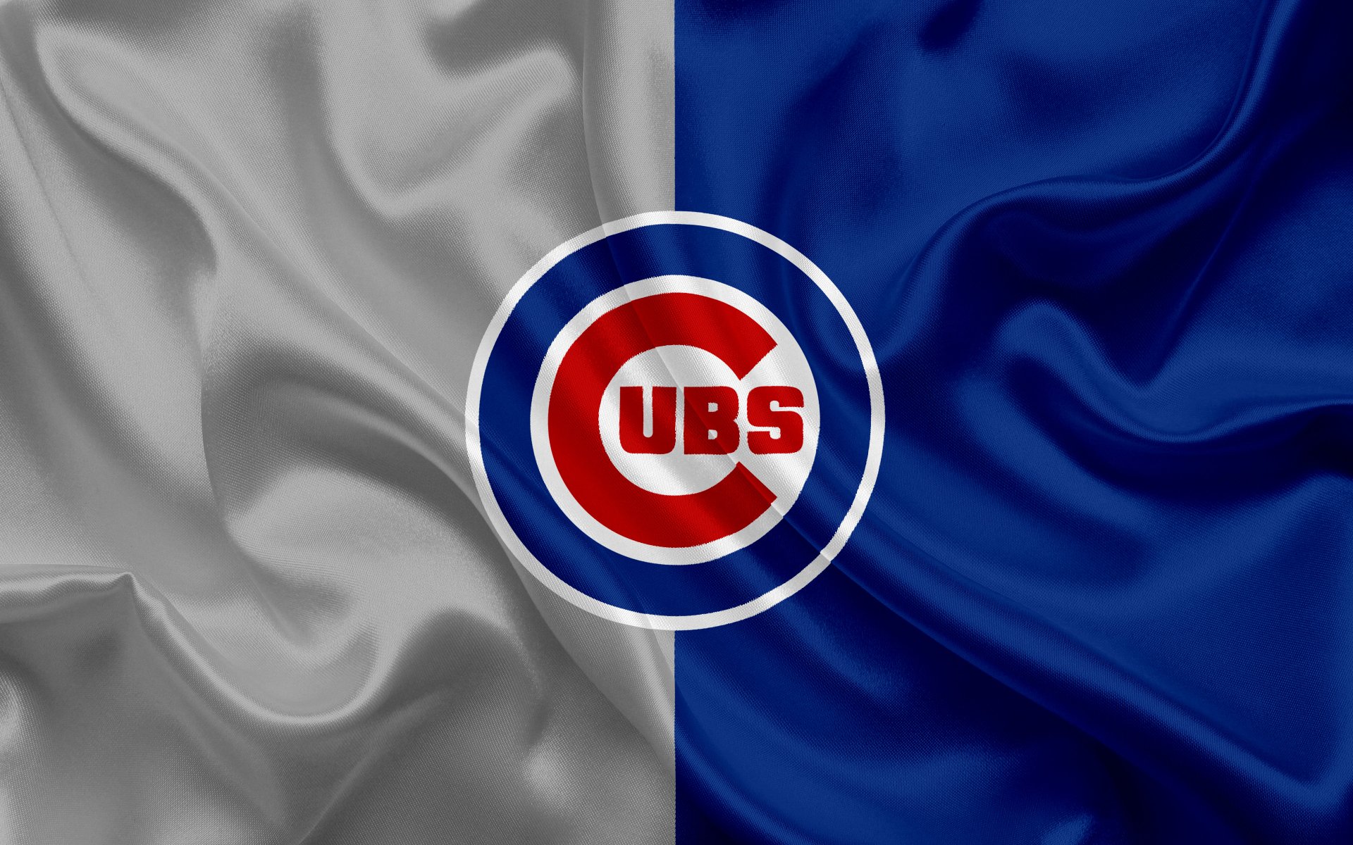 Download Logo Baseball MLB Chicago Cubs Sports 4k Ultra HD Wallpaper