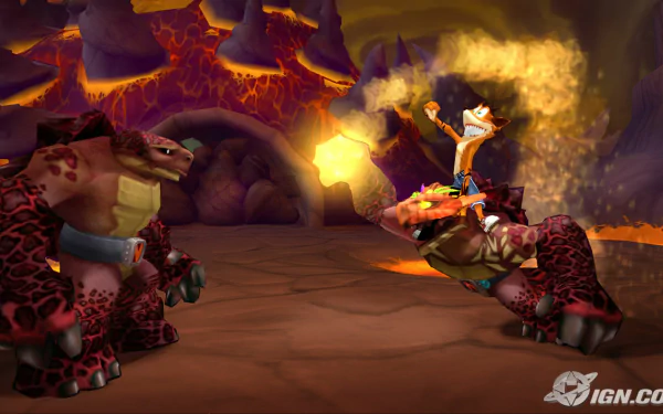 Crash Bandicoot (Character) video game Crash of the Titans HD Desktop Wallpaper | Background Image
