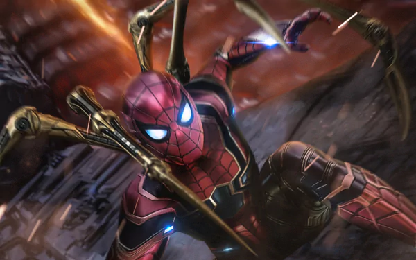 Iron Spider spider man movie Avengers: Infinity War HD Desktop Wallpaper | Background Image