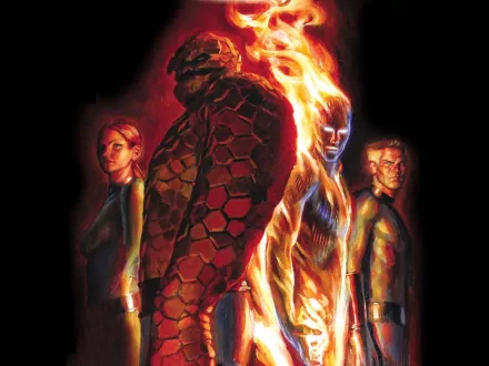 Invisible Woman Mister Fantastic Human Torch (Marvel Comics) Thing (Marvel Comics) Comic Fantastic Four HD Desktop Wallpaper | Background Image