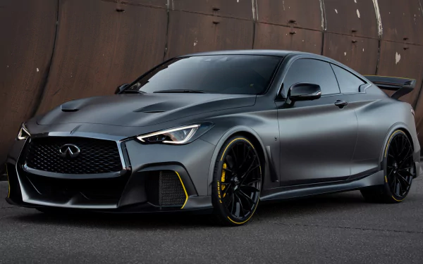 black car car Infiniti vehicle Infiniti Q60 HD Desktop Wallpaper | Background Image