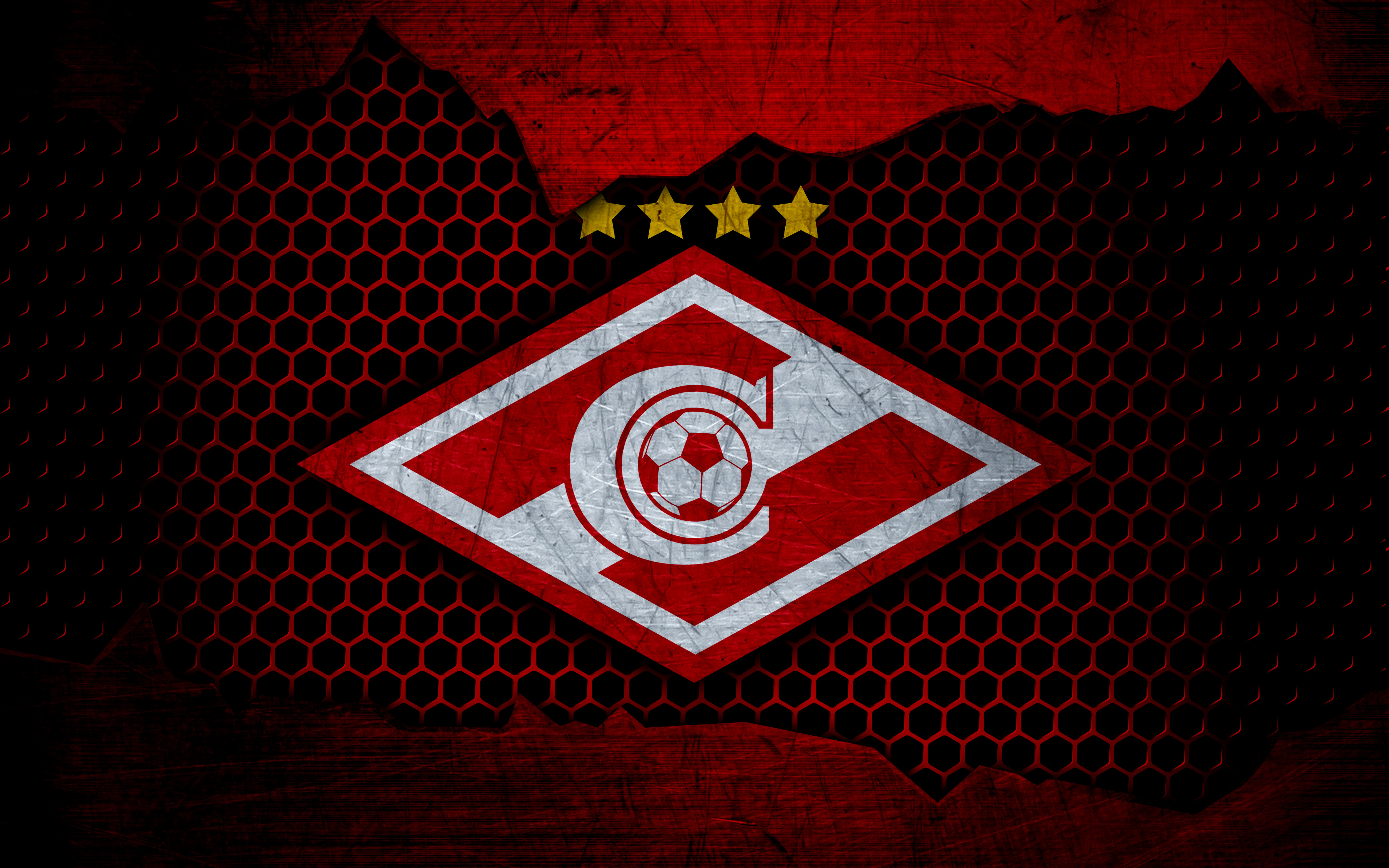 HD wallpaper: Soccer, FC Spartak Moscow, Emblem, Logo