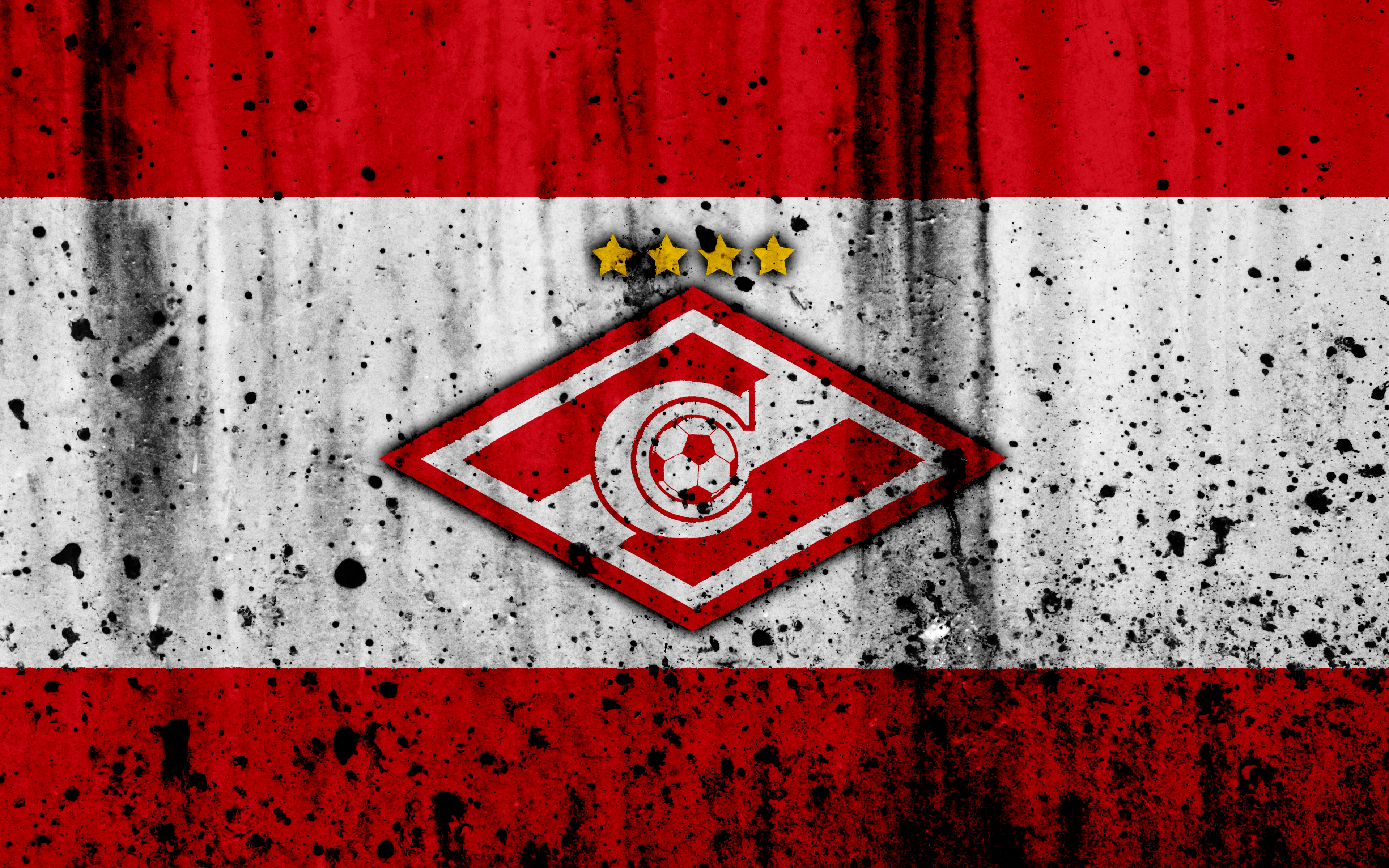 Download wallpapers FC Spartak Moscow, 4k, Russian football club, Spartak  logo, emblem, Russian football championship, Premier League, football,  Moscow, Russia,…