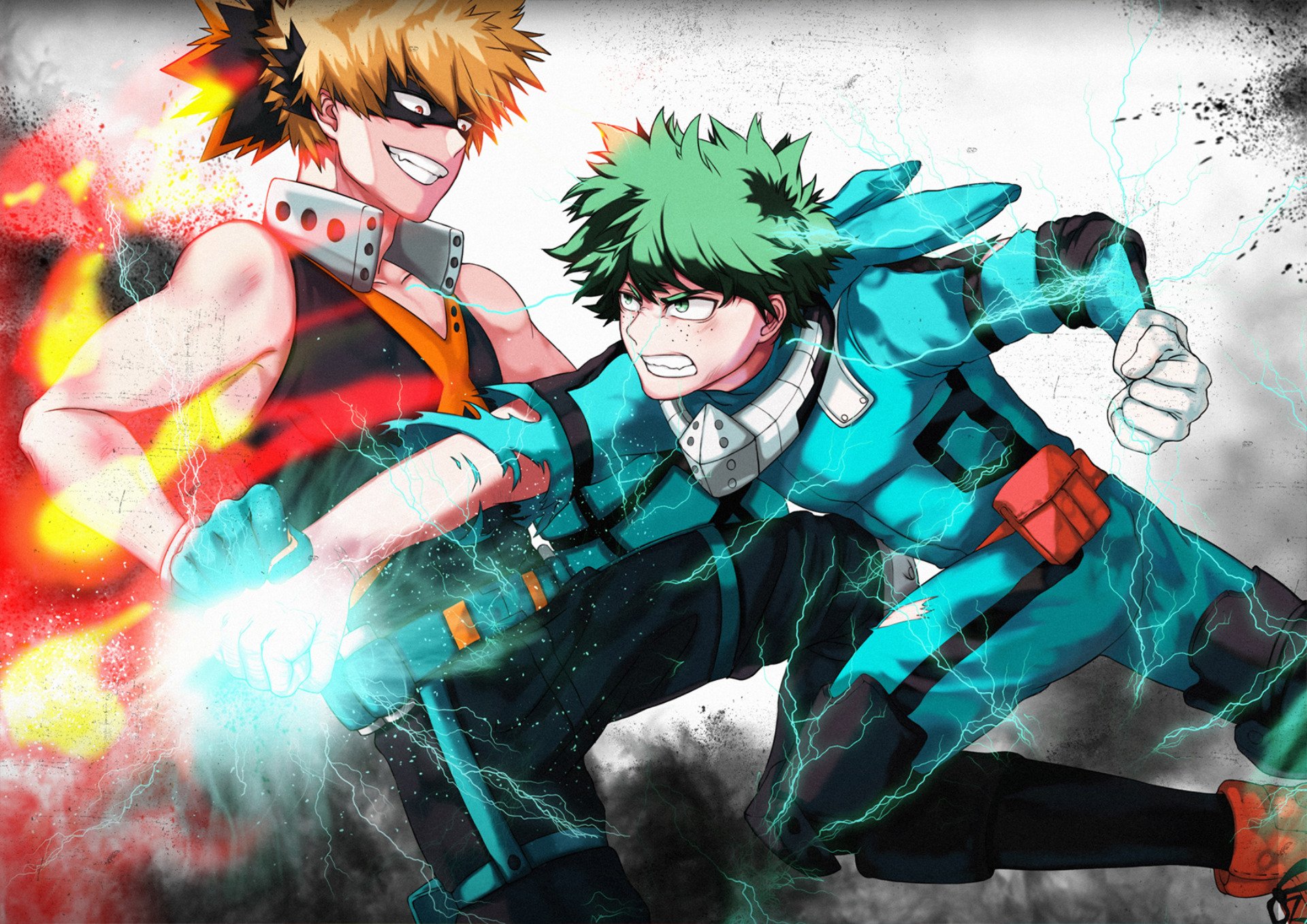 Download Katsuki Bakugou Izuku Midoriya Anime My Hero Academia HD ...