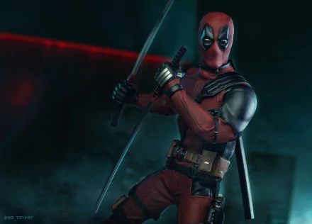 figurine Comic Deadpool HD Desktop Wallpaper | Background Image