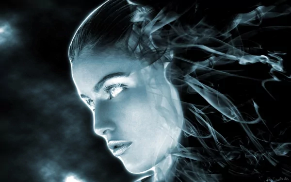 face ghostly girl ghost fantasy woman HD Desktop Wallpaper | Background Image