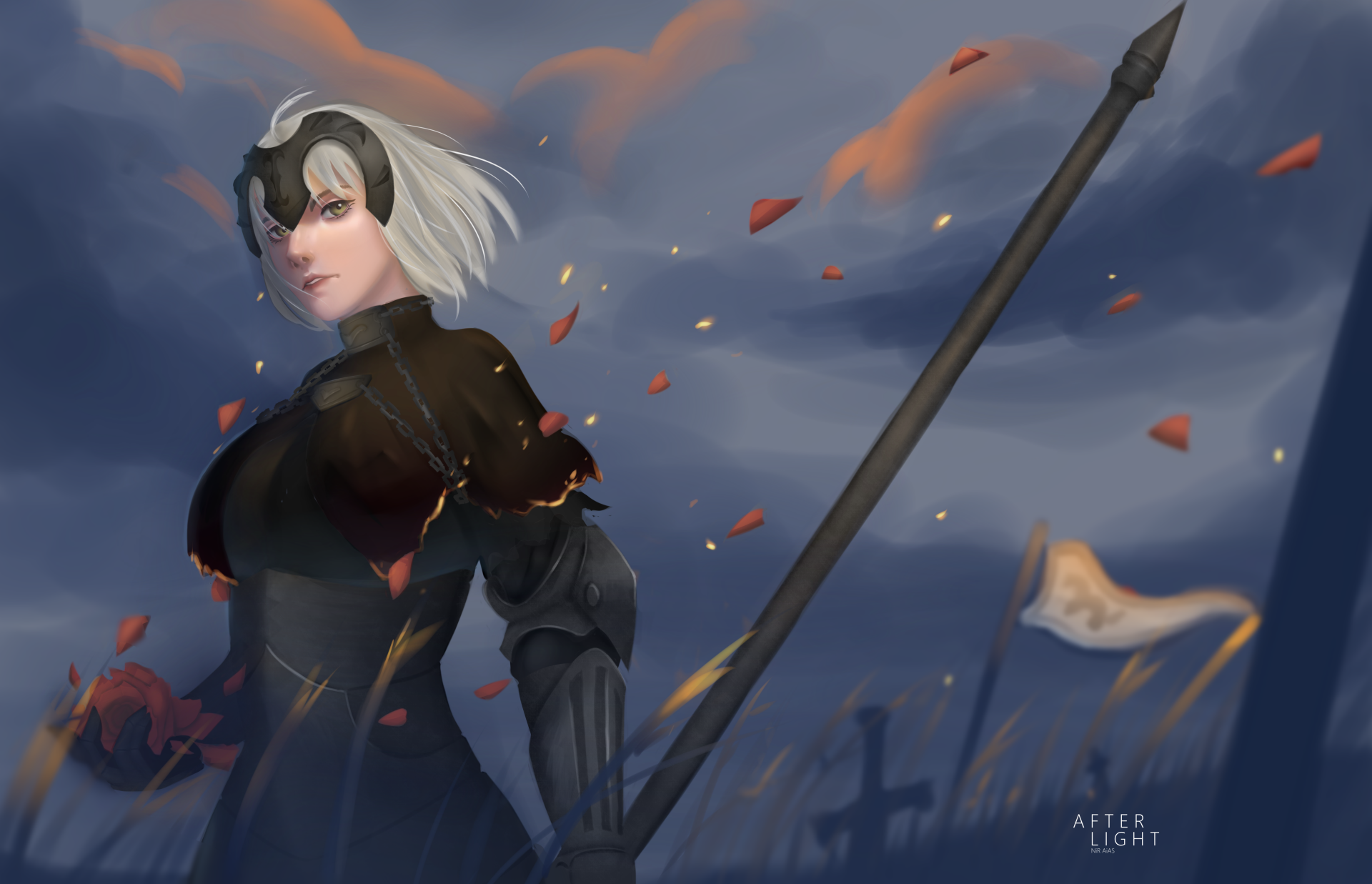 Download Avenger (Fate/Grand Order) Jeanne D'Arc Alter Anime Fate/Grand Order 4k Ultra HD Wallpaper by NirAias