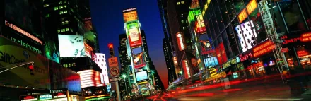New York Manhattan time lapse man made Times Square HD Desktop Wallpaper | Background Image