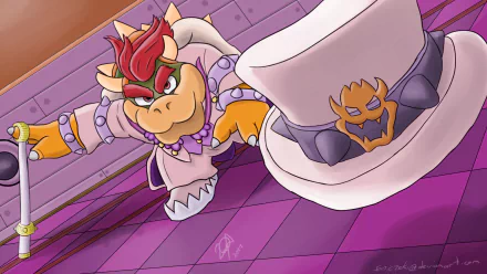 Bowser video game Super Mario Odyssey HD Desktop Wallpaper | Background Image