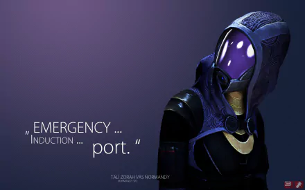 Tali'Zorah video game Mass Effect 3 HD Desktop Wallpaper | Background Image