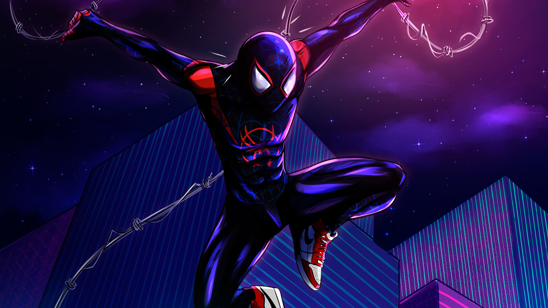 Spider-Man: Into The Spider-Verse HD Wallpaper by Sasha Figarella