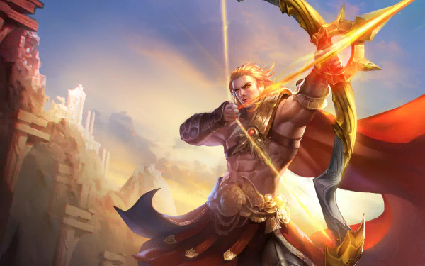 bow archer warrior Tulen (Arena Of Valor) video game Arena of Valor HD Desktop Wallpaper | Background Image