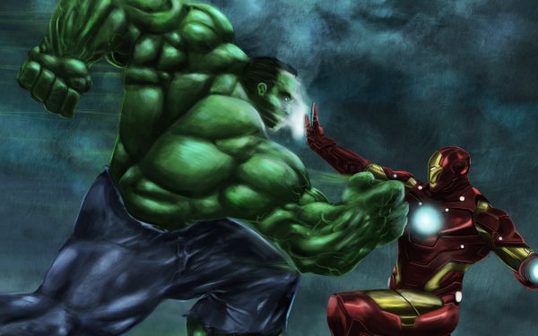 Comics Marvel Comics Iron Man Hulk HD Wallpaper | Background Image