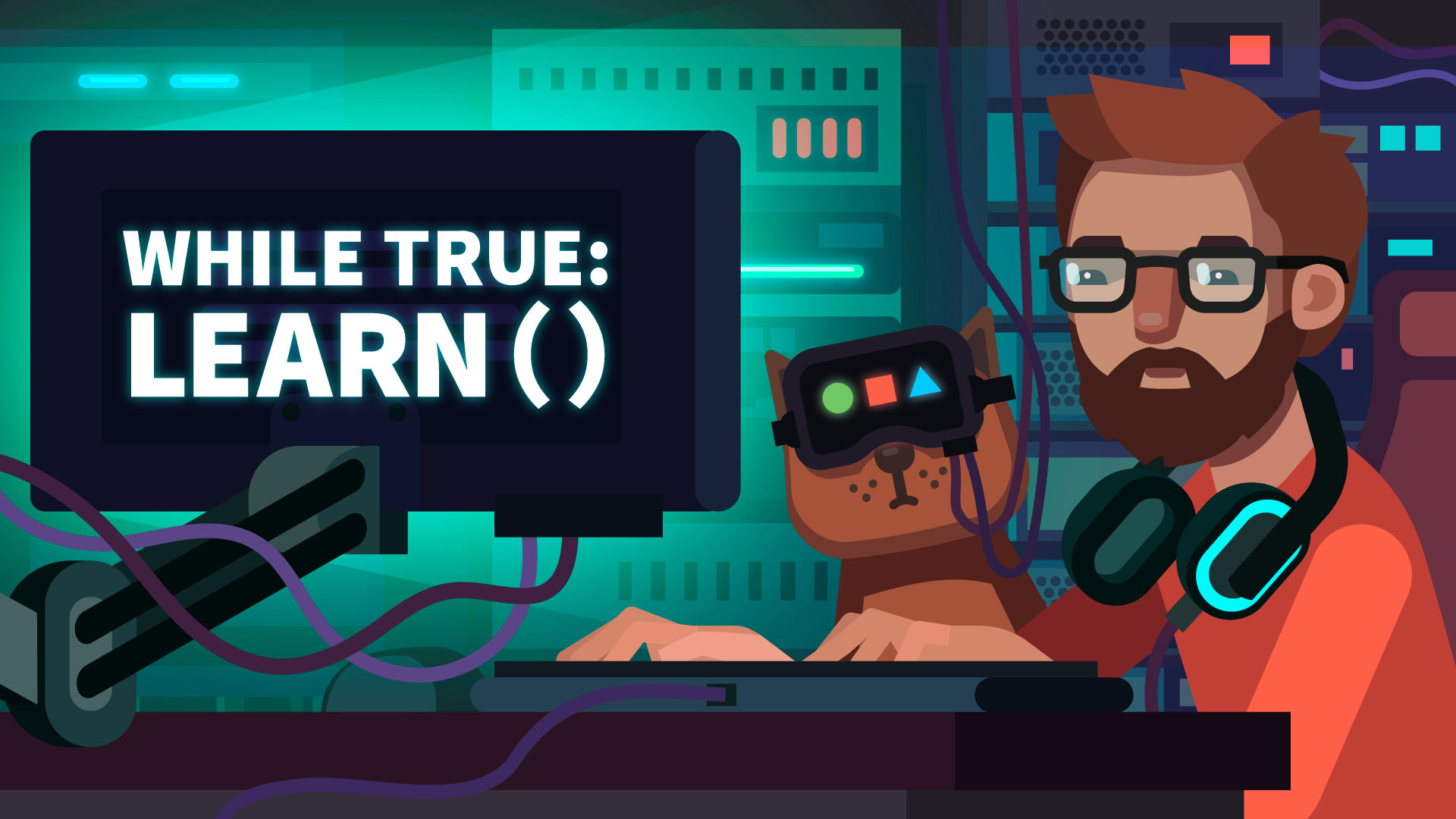Video Game while True: learn() HD Wallpaper | Background Image