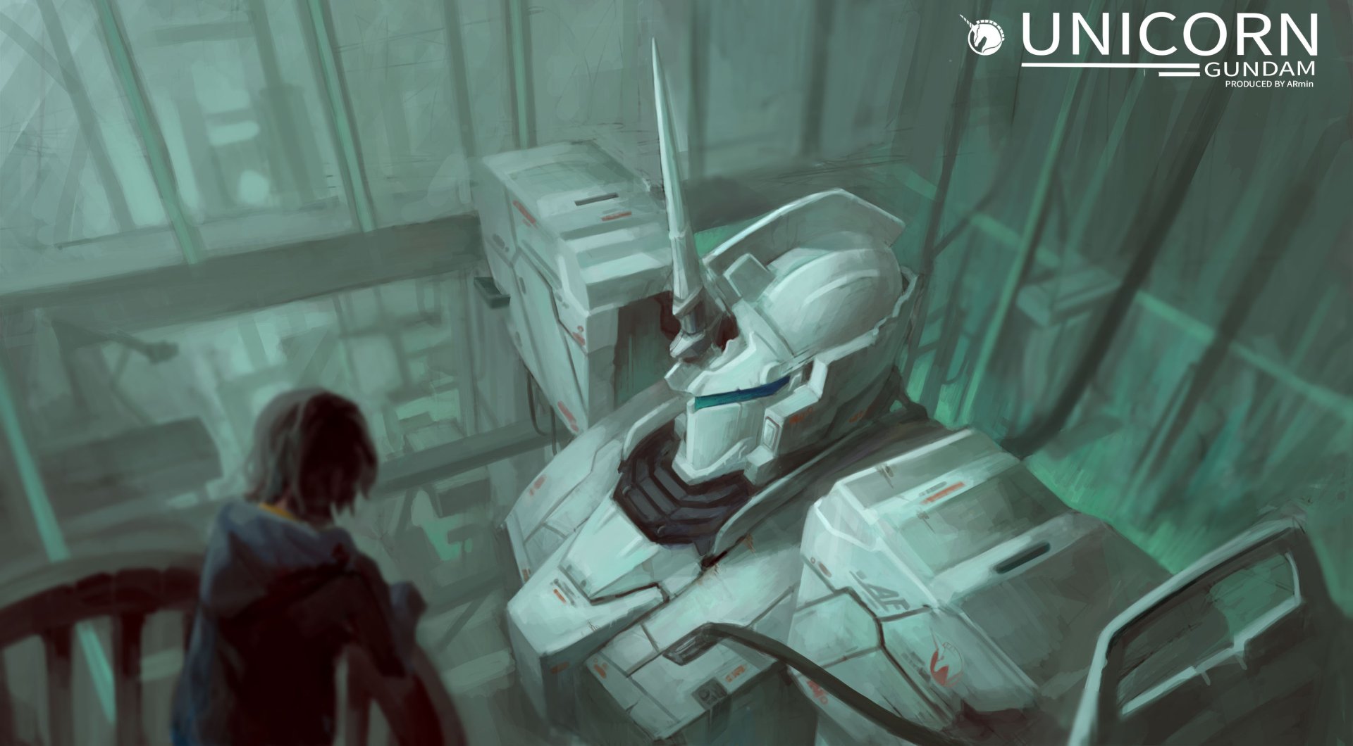 Download Anime Mobile Suit Gundam Unicorn HD Wallpaper by 猫尾独角兽
