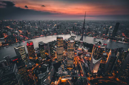 China architecture metropolis man made Shanghai HD Desktop Wallpaper | Background Image