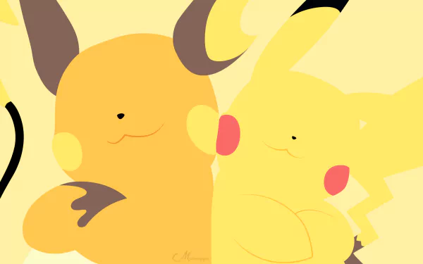  Pikachu and Raichu