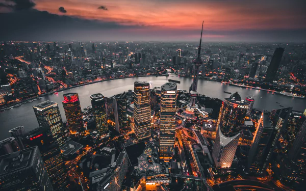 China architecture metropolis man made Shanghai HD Desktop Wallpaper | Background Image