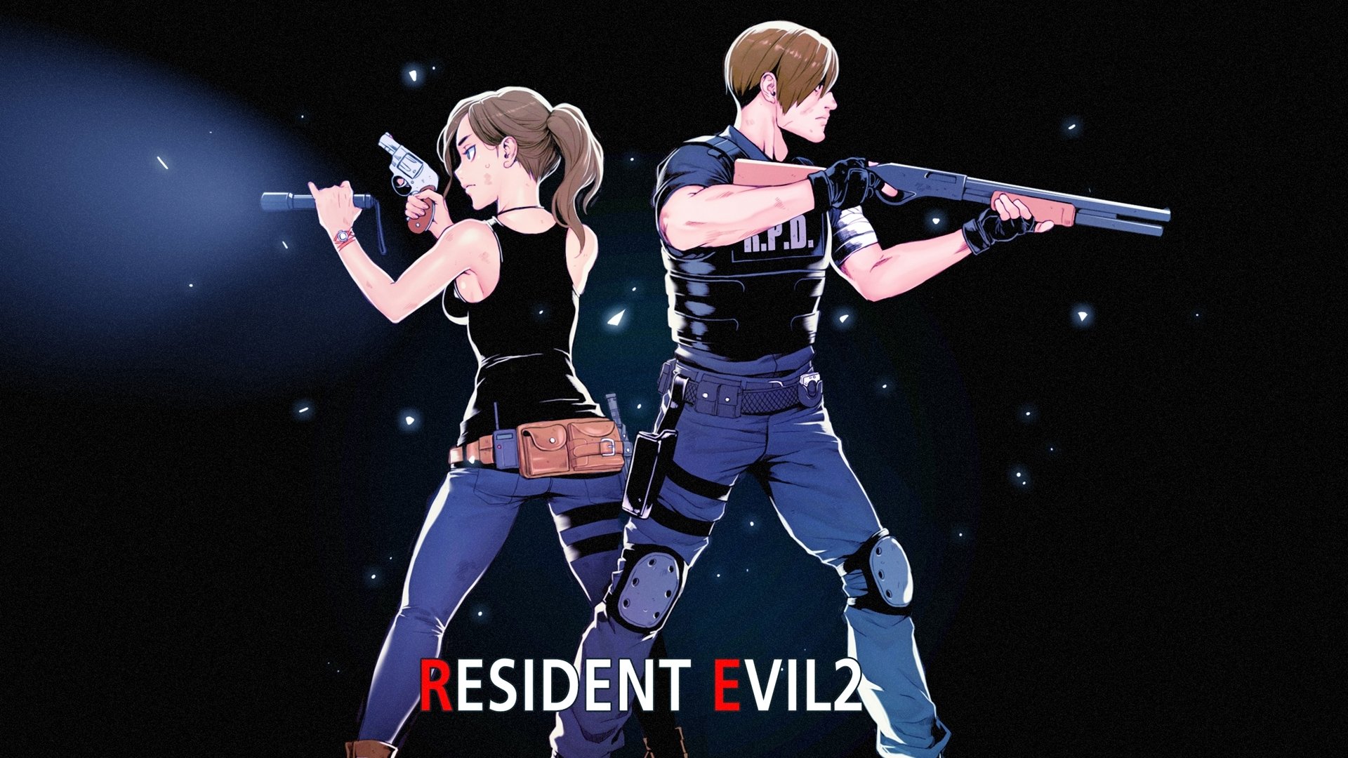 Download Leon S Kennedy Claire Redfield Video Game Resident Evil 2 2019 Hd Wallpaper 2925