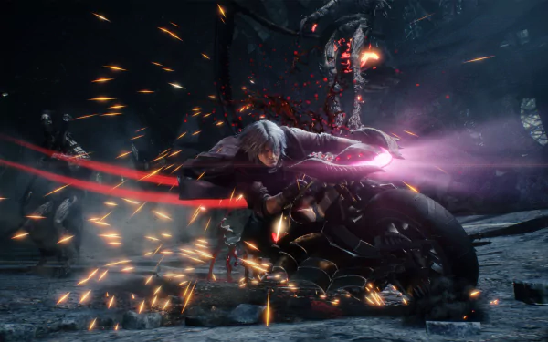 Dante (Devil May Cry) video game Devil May Cry 5 HD Desktop Wallpaper | Background Image