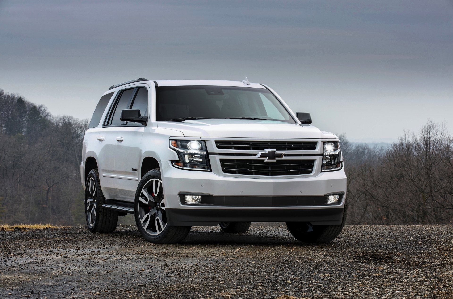 Download SUV White Car Car Chevrolet Vehicle Chevrolet Tahoe HD Wallpaper