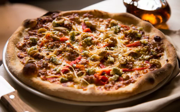 still life food pizza HD Desktop Wallpaper | Background Image