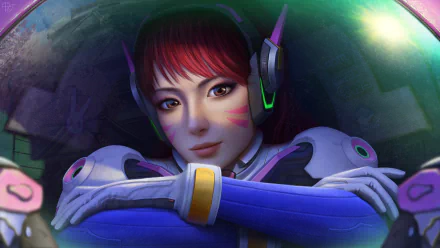 D.Va (Overwatch) video game Overwatch HD Desktop Wallpaper | Background Image